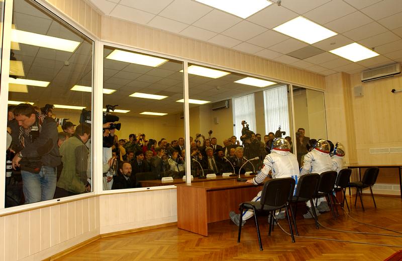 Media behind glass